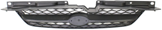2003-2005 Kia Rio Grille, Black Shell/Black Insert.