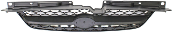 2003-2005 Kia Rio Grille, Black Shell/Black Insert.