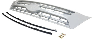 2006-2012 Kia Sedona Grille, Upper, Chrome Shell/gray.