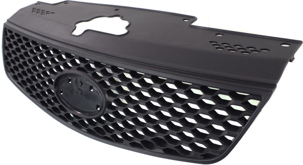 2006-2009 Kia Rio5 Grille, Polypropylene, Black.