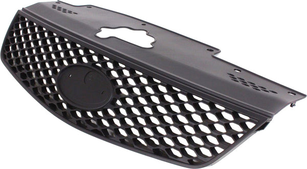 2006-2009 Kia Rio5 Grille, Polypropylene, Black.