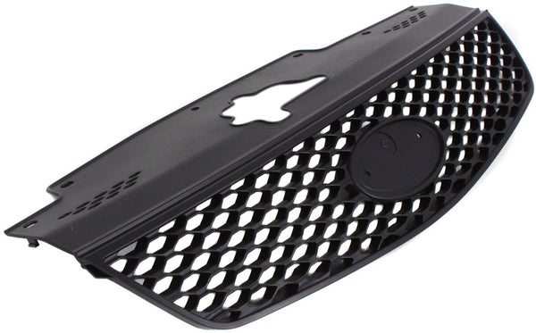 2006-2009 Kia Rio5 Grille, Polypropylene, Black.