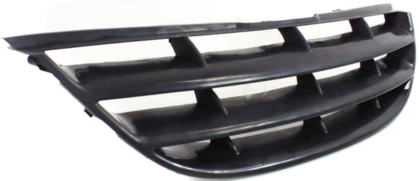 2004-2005 Kia Spectra Grille, Plastic, Painted-Black.