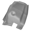 Gray car part on a white background. 1969-1970 Pillar / Kick Panel Outer LH Weld Through Primer.