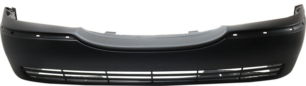 2003-2011 Lincoln Town Car Front Bumper Cover, Primed, w/Out Fog Lamp Hole.