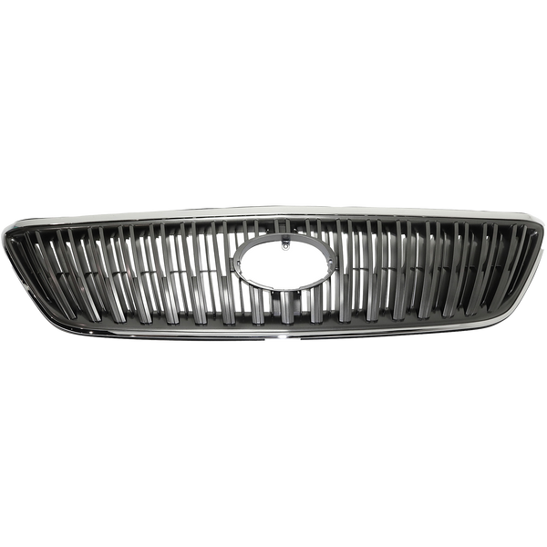2004-2006 Lexus Rx330 Grille, Chrome Shell/Silver Gray.