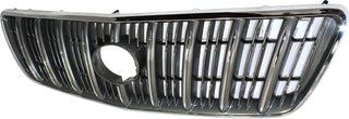 2000-2003 BMW X300 Grille, Vertical Bar, Chrome Shell/gray Insert.
