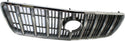 2000-2003 BMW X300 Grille, Vertical Bar, Chrome Shell/gray Insert.