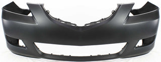 2004-2006 Mazda 3 Front Bumper Cover, Primed, Standard Type, Sedan - Capa.