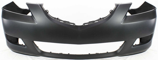 2004-2006 Mazda 3 Front Bumper Cover, Primed, Standard Type, Sedan - Capa.