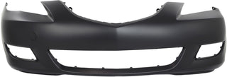 2004-2006  Mazda 3 Front Bumper Cover, Primed, Standard Type, Sedan.