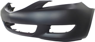 2004-2006  Mazda 3 Front Bumper Cover, Primed, Standard Type, Sedan.
