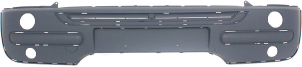 2002-2004  Mini Cooper Front Bumper Cover, Primed, W/ Molding Hole.