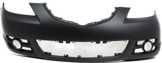 2004-2006 Mazda 3 Front Bumper Cover, Primed, Sport Type, Sedan - Capa.