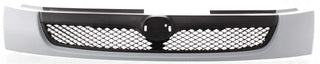 1998 Mazda Protege Grille, Partial Primed Gray, Sedan.