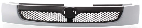 1998 Mazda Protege Grille, Partial Primed Gray, Sedan.