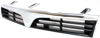 1997-2002 Mitsubishi Mirage Grille, Chrome Shell/Black.