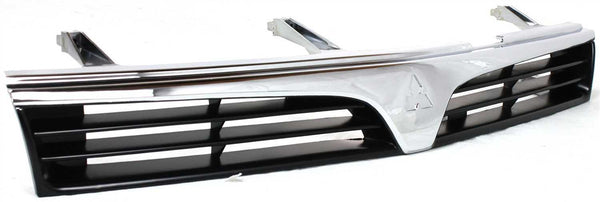 1997-2002 Mitsubishi Mirage Grille, Chrome Shell/Black.