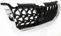 2000-2001 Mitsubishi Montero Sport Grille, Chrome Shell/Black Insert.