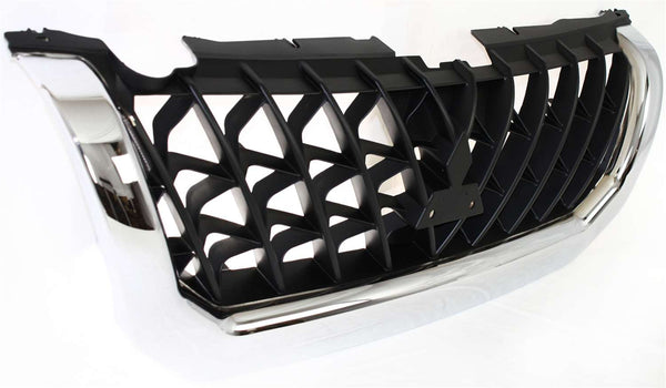 2000-2001 Mitsubishi Montero Sport Grille, Chrome Shell/Black Insert.