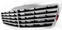 2001-2003 Mercedes E-class Grille, Chrome Shell/Black.