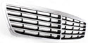2001-2003 Mercedes E-class Grille, Chrome Shell/Black.