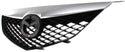 2003-2005 Mazda 6 Grille, Black, With Chrome Upper Bar.