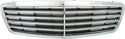2003-2006 Mercedes S-class Grille, Chrome Shell/gray.