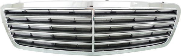 2003-2006 Mercedes S-class Grille, Chrome Shell/gray.