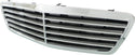 2003-2006 Mercedes S-class Grille, Chrome Shell/gray.