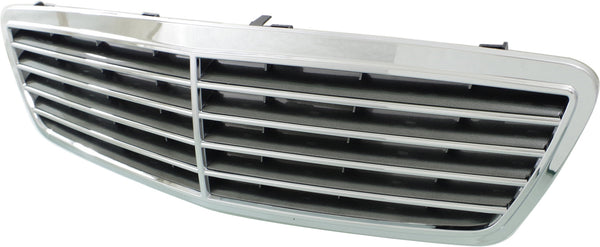 2003-2006 Mercedes S-class Grille, Chrome Shell/gray.