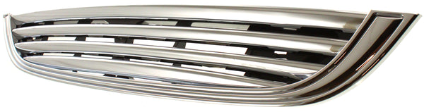 2002-2004 Mini Cooper Grille,Chrome Shell/Black Insert.