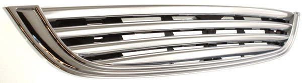 2002-2004 Mini Cooper Grille,Chrome Shell/Black Insert.