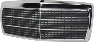 1984-1993 Mercedes 190E Grille, Chrome Shell/primed.