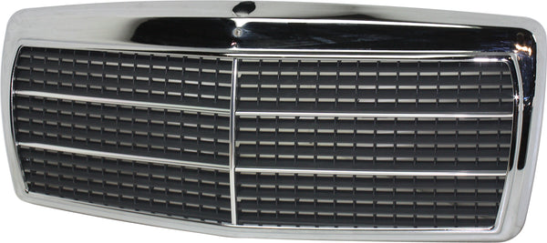 1984-1993 Mercedes 190E Grille, Chrome Shell/primed.