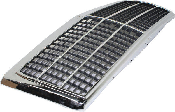 1984-1993 Mercedes 190E Grille, Chrome Shell/primed.