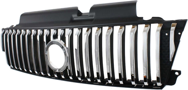 2005-2007 Mercury Mariner Grille, Black Shell/Chrome.