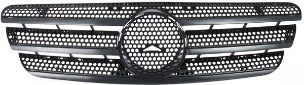 1998-2005 Mercedes ML-Class Grille, Painted-Black.
