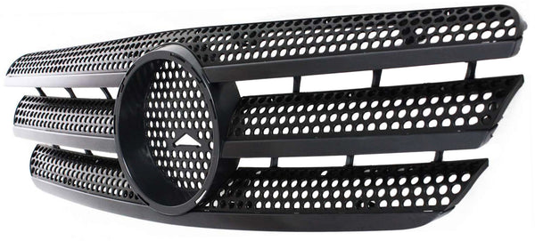 1998-2005 Mercedes ML-Class Grille, Painted-Black.