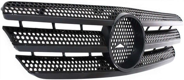 1998-2005 Mercedes ML-Class Grille, Painted-Black.