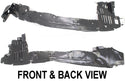 1996-1999 Mercedes-Benz E-Class Front Fender Liner RH.