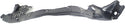 1996-1999 Mercedes-Benz E-Class Front Fender Liner LH.