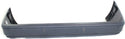1987-1989 Mercedes Benz 260E Rear Bumper Cover, w/o Impact Strip.