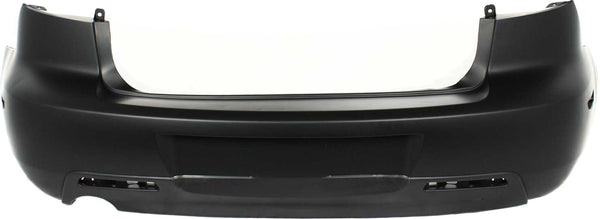 2004-2006 Mazda 3 Rear Bumper Cover, Primed, w/o Spoiler Hole, Sedan.