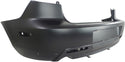 2004-2006  Mazda 3 Rear Bumper Cover, Primed, Sport Type, Sedan.