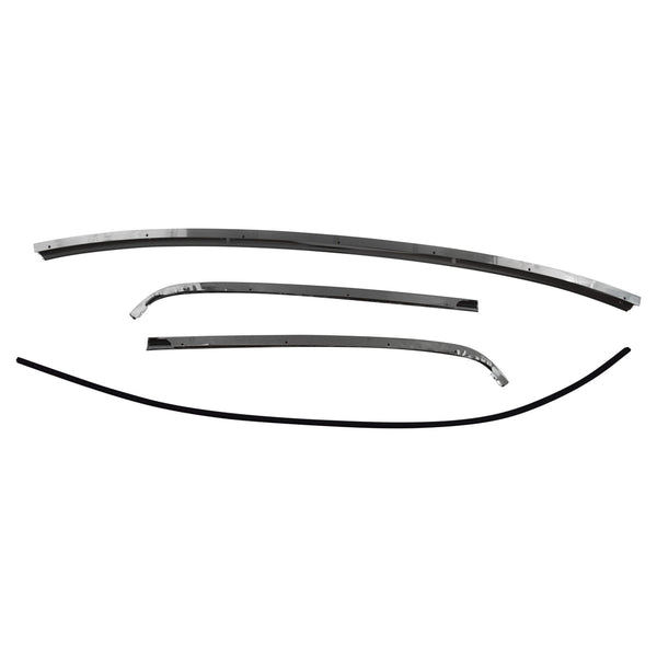 1972-1989 Mercedes-Benz R107 Hardtop Side Moulding Set.