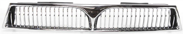 1999-2001 Mitsubishi Galant Grille, Chrome Shell/Black.
