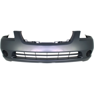 2002-2004 Nissan Altima Front Bumper Cover, Primed, With Fog Lamp Holes.