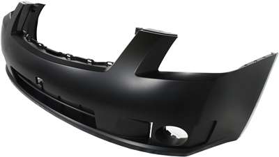 2007-2009 Nissan Sentra Front Bumper Cover, Primed, w/ Fog Lamp Hole.