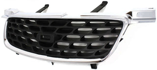 2000-2003 Nissan Sentra Grille, Chrome Shell/Black Insert.
